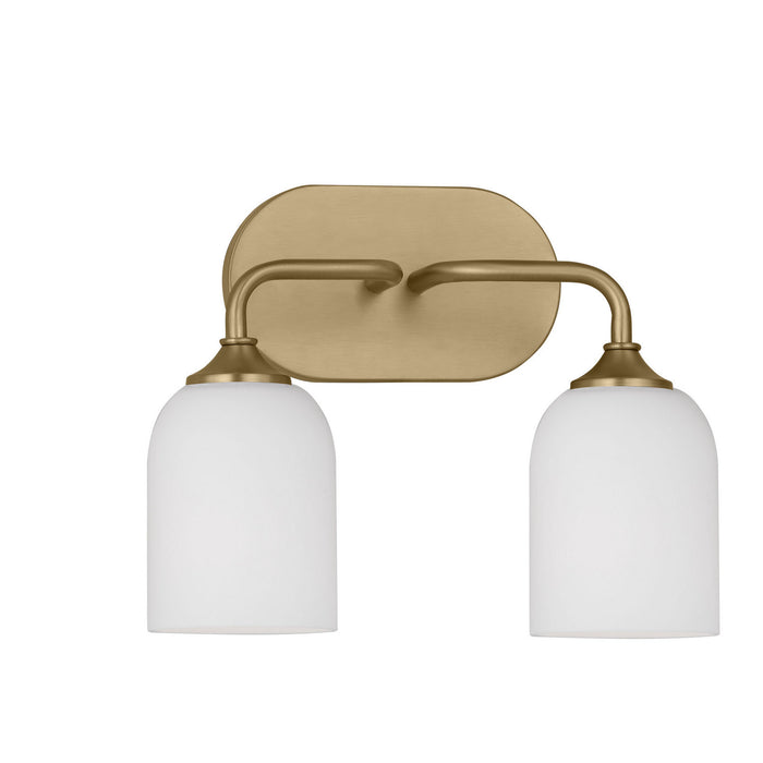 Myhouse Lighting Generation Lighting - GLV1022EN3/SB - Two Light Vanity - Emile - Satin Bronze