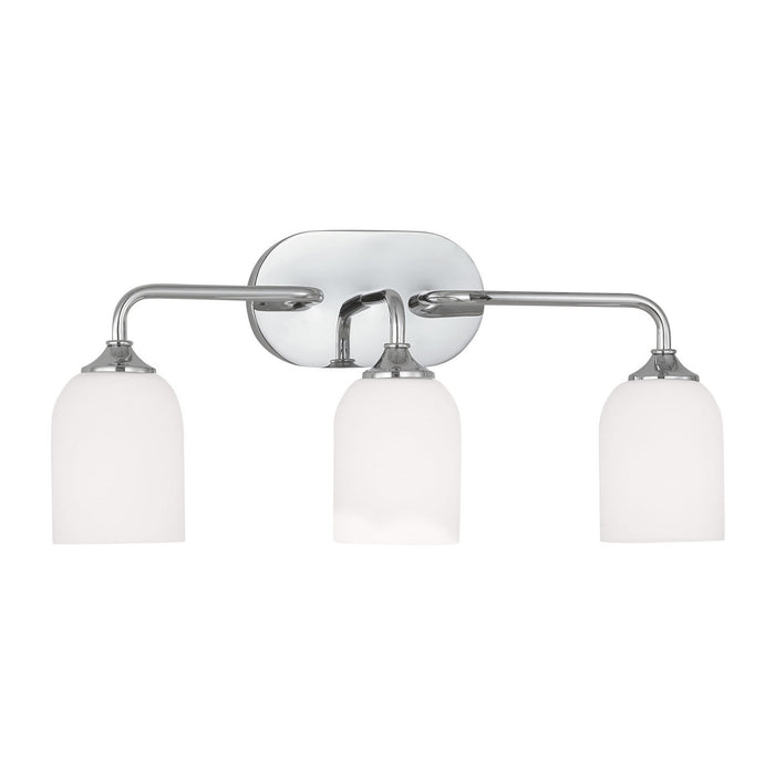 Myhouse Lighting Generation Lighting - GLV1023EN3/CH - Three Light Vanity - Emile - Chrome