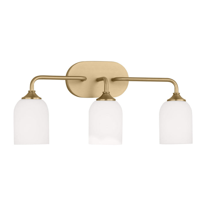 Myhouse Lighting Generation Lighting - GLV1023EN3/SB - Three Light Vanity - Emile - Satin Bronze