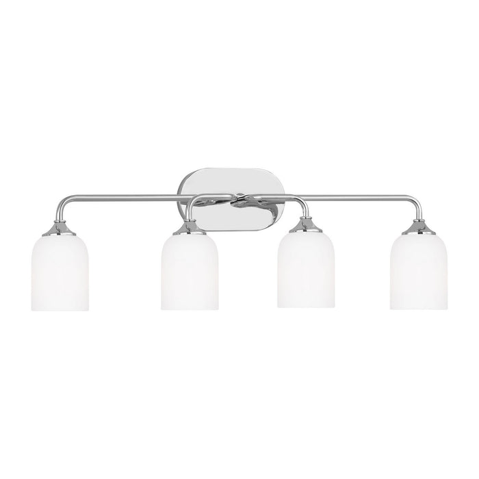 Myhouse Lighting Generation Lighting - GLV1024EN3/CH - Four Light Vanity - Emile - Chrome