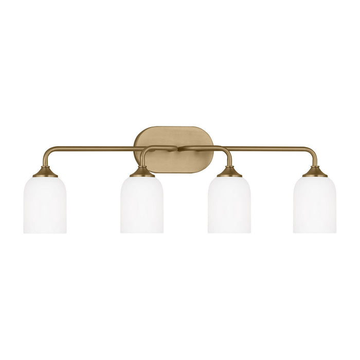 Myhouse Lighting Generation Lighting - GLV1024EN3/SB - Four Light Vanity - Emile - Satin Bronze