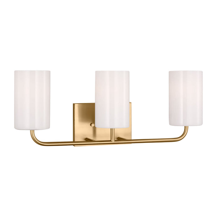 Myhouse Lighting Generation Lighting - GLV1003EN3/SB - Three Light Vanity - Rhett - Satin Bronze