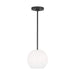 Myhouse Lighting Generation Lighting - GLP1011EN3/MBK - One Light Mini Pendant - Rory - Midnight Black