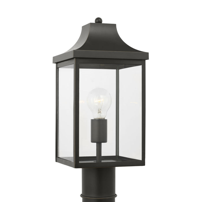 Myhouse Lighting Generation Lighting - GLO1051EN3/ANBZ - One Light Post Lantern - Saybrook - Antique Bronze