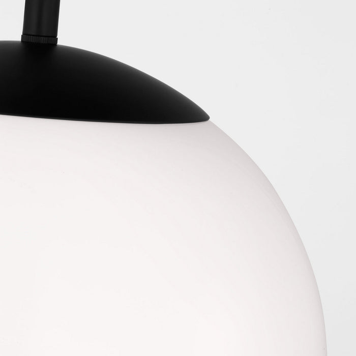 Myhouse Lighting Visual Comfort Studio - 6022EN3-112 - One Light Pendant - Leo - Hanging Globe - Midnight Black