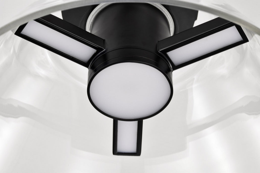 Myhouse Lighting Nuvo Lighting - 62-2063 - LED Semi Flush Mount - Edmond - Matte Black