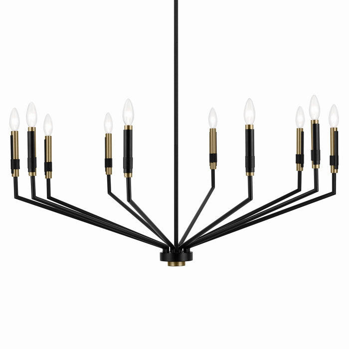 Myhouse Lighting Kichler - 52348BK - Ten Light Chandelier - Armand - Black