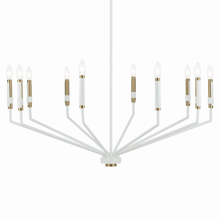 Myhouse Lighting Kichler - 52348WH - Ten Light Chandelier - Armand - White