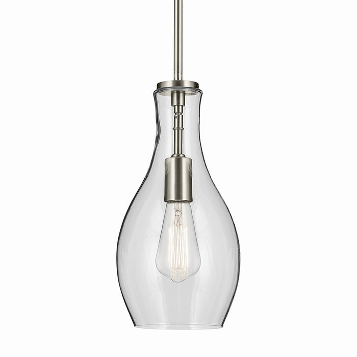 Myhouse Lighting Kichler - 42456NI - One Light Pendant - Everly - Brushed Nickel