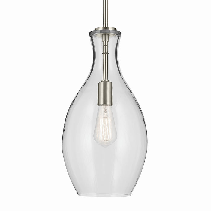 Myhouse Lighting Kichler - 42047NI - One Light Pendant - Everly - Brushed Nickel