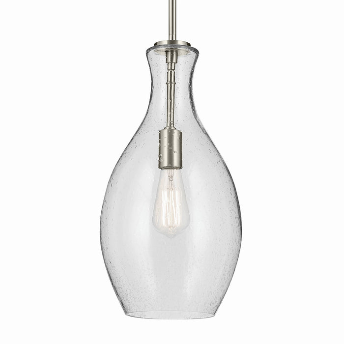 Myhouse Lighting Kichler - 42047NICS - One Light Pendant - Everly - Brushed Nickel