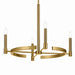 Myhouse Lighting Kichler - 52426BNB - Four Light Chandelier - Tolani - Brushed Natural Brass