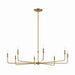 Myhouse Lighting Kichler - 52521BNB - Eight Light Chandelier - Pallas - Brushed Natural Brass