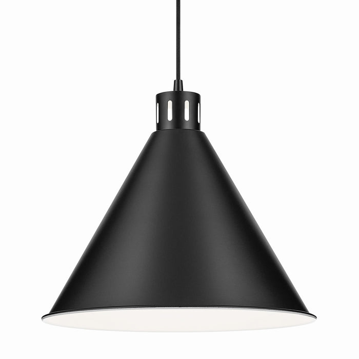 Myhouse Lighting Kichler - 52177BK - One Light Pendant - Zailey - Black