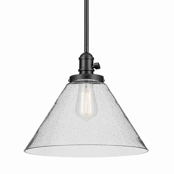 Myhouse Lighting Kichler - 43905BK - One Light Pendant - Avery - Black