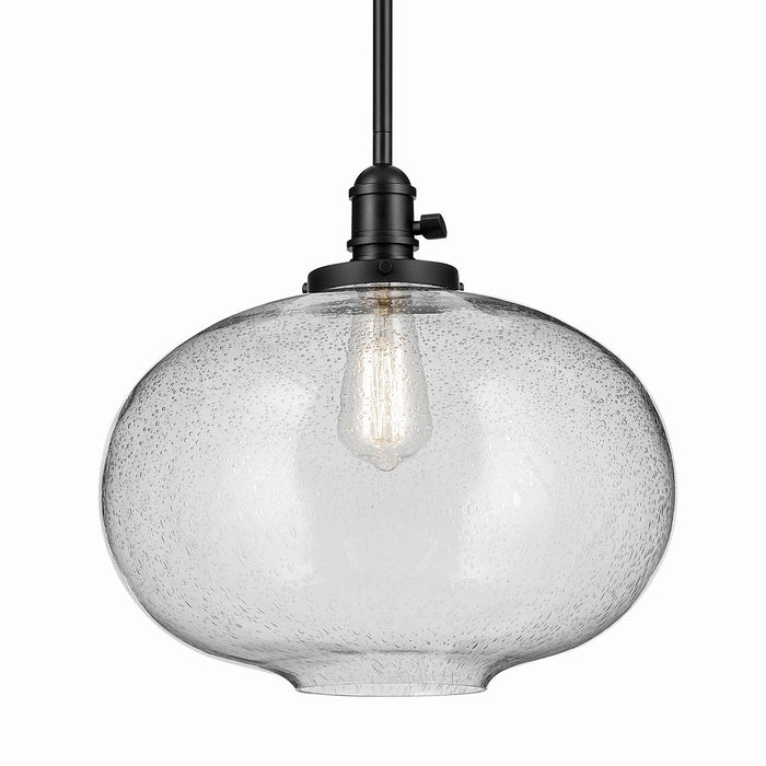 Myhouse Lighting Kichler - 43911BK - One Light Pendant - Avery - Black