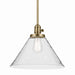 Myhouse Lighting Kichler - 43905NBR - One Light Pendant - Avery - Natural Brass