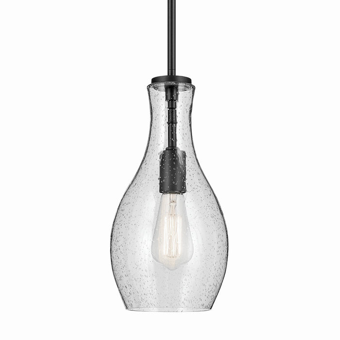 Myhouse Lighting Kichler - 42456BKCS - One Light Pendant - Everly - Black