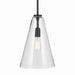 Myhouse Lighting Kichler - 42199BK - One Light Pendant - Everly - Black