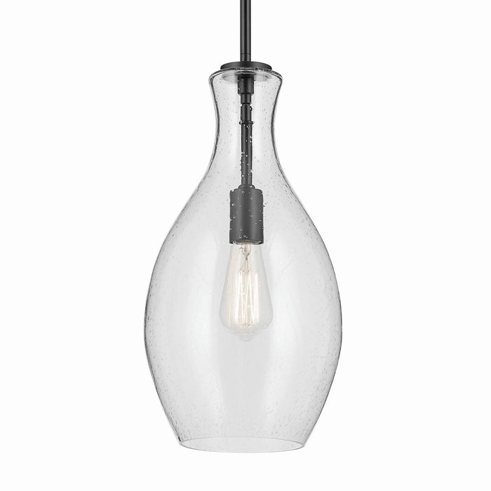 Myhouse Lighting Kichler - 42047BKCS - One Light Pendant - Everly - Black