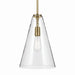 Myhouse Lighting Kichler - 42199NBR - One Light Pendant - Everly - Natural Brass