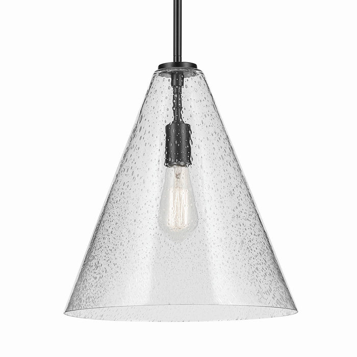 Myhouse Lighting Kichler - 42200BKCS - One Light Pendant - Everly - Black