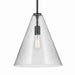 Myhouse Lighting Kichler - 42200BKCS - One Light Pendant - Everly - Black