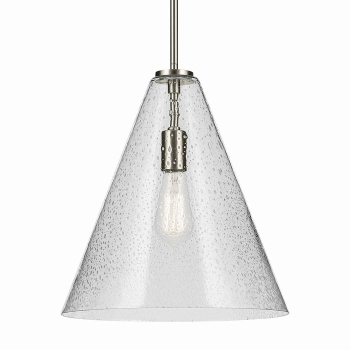 Myhouse Lighting Kichler - 42200NICS - One Light Pendant - Everly - Brushed Nickel