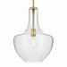 Myhouse Lighting Kichler - 42046NBRCS - One Light Pendant - Everly - Brushed Nickel