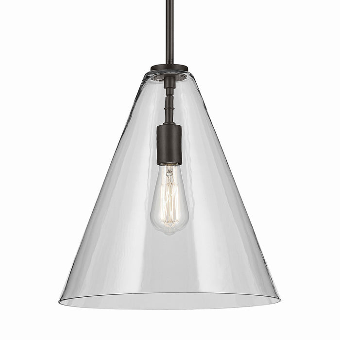 Myhouse Lighting Kichler - 42200OZ - One Light Pendant - Everly - Olde Bronze