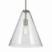 Myhouse Lighting Kichler - 42200NI - One Light Pendant - Everly - Brushed Nickel