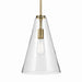 Myhouse Lighting Kichler - 42199NBRCS - One Light Pendant - Everly - Natural Brass