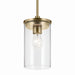 Myhouse Lighting Kichler - 43996NBR - One Light Mini Pendant - Crosby - Natural Brass