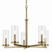 Myhouse Lighting Kichler - 43999NBR - Five Light Chandelier - Crosby - Natural Brass