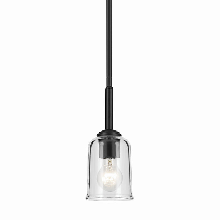 Myhouse Lighting Kichler - 43674BKCLR - One Light Mini Pendant - Shailene - Black