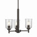 Myhouse Lighting Kichler - 43670OZCLR - Three Light Mini Chandelier - Shailene - Olde Bronze