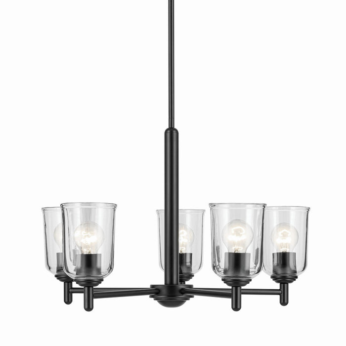 Myhouse Lighting Kichler - 43671BKCLR - Five Light Chandelier - Shailene - Black