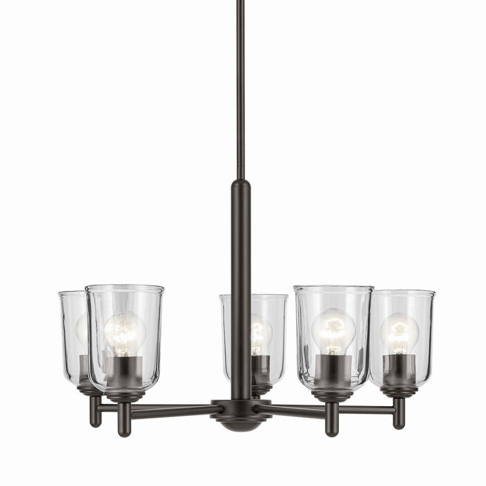 Myhouse Lighting Kichler - 43671OZCLR - Five Light Chandelier - Shailene - Olde Bronze