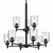 Myhouse Lighting Kichler - 43672BKCLR - Nine Light Chandelier - Shailene - Black