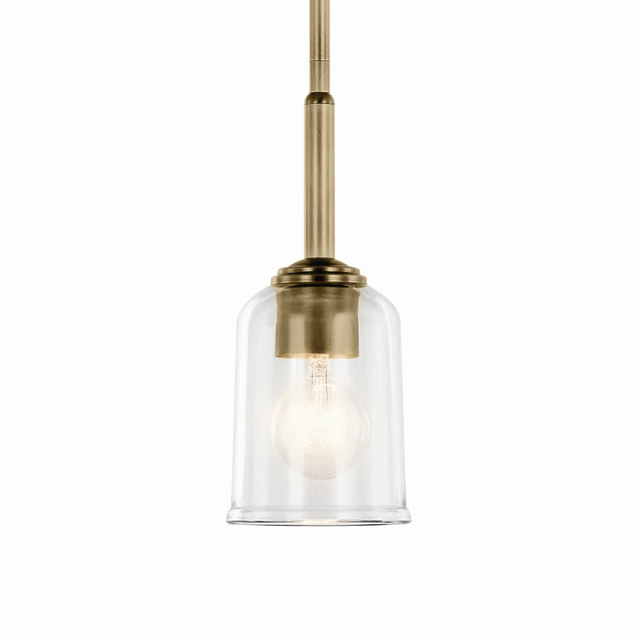 Myhouse Lighting Kichler - 43674NBRCLR - One Light Mini Pendant - Shailene - Natural Brass