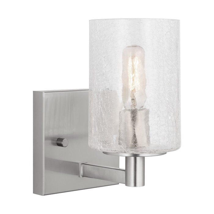 Myhouse Lighting Generation Lighting - GLV1031EN/BS - One Light Wall / Bath Sconce - Parker - Brushed Steel