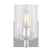 Myhouse Lighting Generation Lighting - GLV1031EN/CH - One Light Wall / Bath Sconce - Parker - Chrome