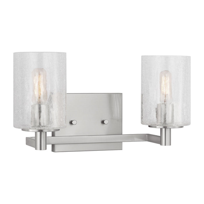 Myhouse Lighting Generation Lighting - GLV1032EN/BS - Two Light Wall / Bath - Parker - Brushed Steel