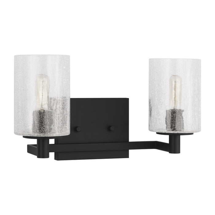 Myhouse Lighting Generation Lighting - GLV1032EN/MBK - Two Light Wall / Bath - Parker - Midnight Black