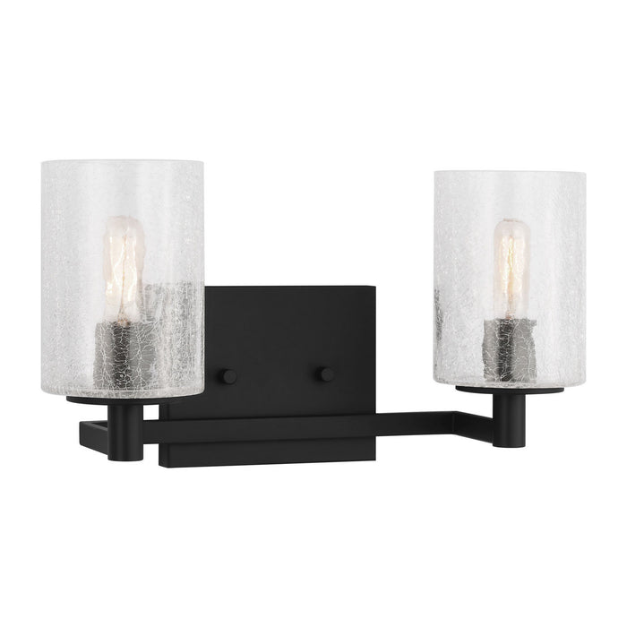 Myhouse Lighting Generation Lighting - GLV1032EN/MBK - Two Light Wall / Bath - Parker - Midnight Black