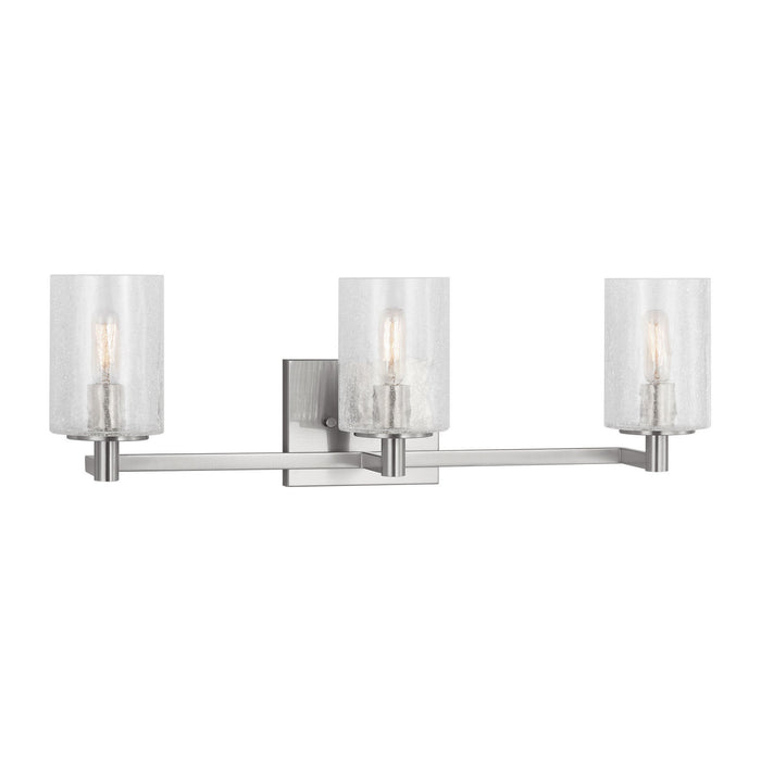 Myhouse Lighting Generation Lighting - GLV1033EN/BS - Three Light Wall / Bath - Parker - Brushed Steel