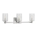 Myhouse Lighting Generation Lighting - GLV1033EN/BS - Three Light Wall / Bath - Parker - Brushed Steel