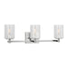 Myhouse Lighting Generation Lighting - GLV1033EN/CH - Three Light Wall / Bath - Parker - Chrome
