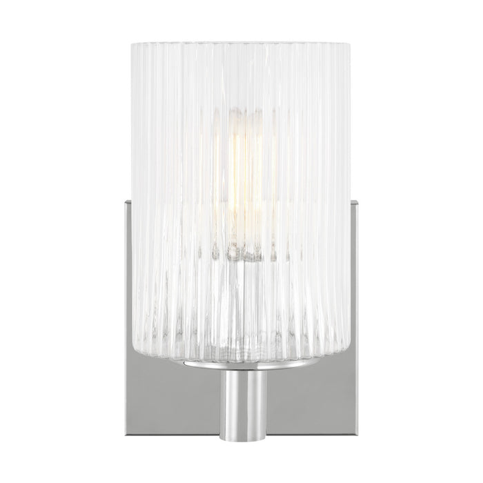 Myhouse Lighting Generation Lighting - GLV1041CH - One Light Wall / Bath Sconce - Lando - Chrome