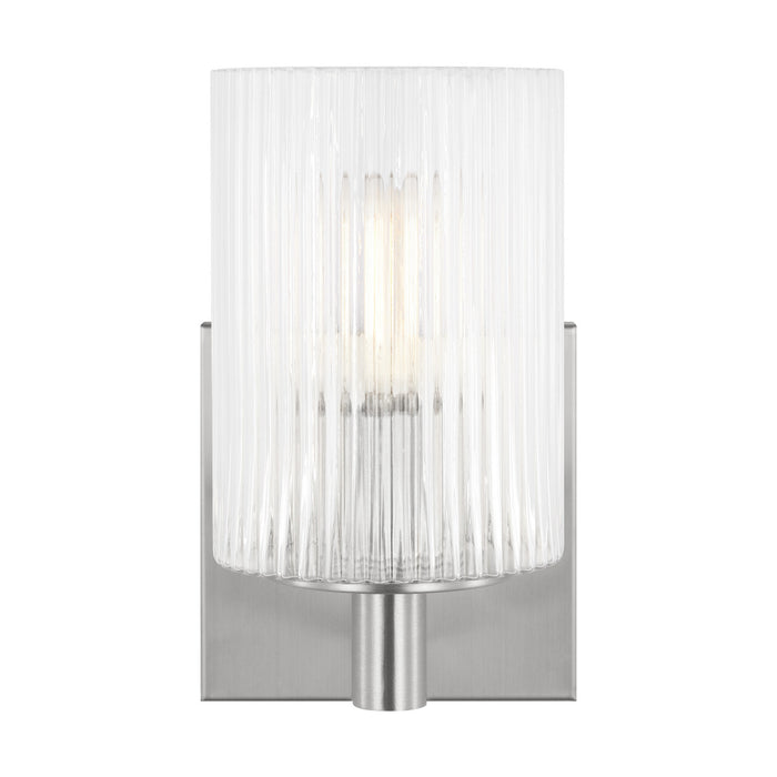 Myhouse Lighting Generation Lighting - GLV1041EN/BS - One Light Wall / Bath Sconce - Lando - Brushed Steel